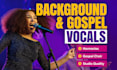 sing your female background vocals