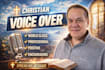 record a professional voice over for your church
