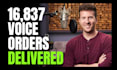 record a professional american male voice over, today