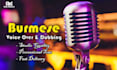 do burmese voice over and dubbing male