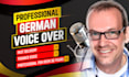 record a professional male german voice over