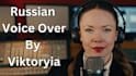 record studio quality russian female voice over