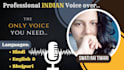 give best voice to all your hindi projects on time