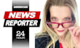 record a news report with american female voice over