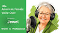 be your warm american female voice over kind lady woman narrator