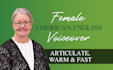 narrate your senior older female american english voice over
