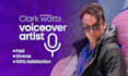record a deep, natural male voice over