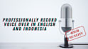 record voice over in indonesian
