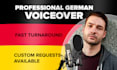 record a professional german voice over