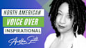 perform an inspirational or motivational female voiceover