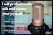 do a professional podcast audio editing for you