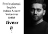 record an indian accent voiceover professionally