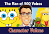 record a character voice, cartoon voice, impression or funny voiceover