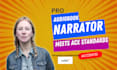 narrate your audiobook to acx audible standards female voice