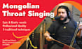 record mongolian or tuvan throat singing