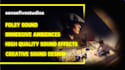 record foley, ambiences and sound effects for your project