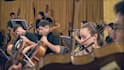 record a string orchestra