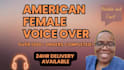 record an american female voiceover commercial