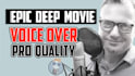 record an epic movie trailer voice over