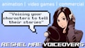 provide professional vo for animation, games and commercials