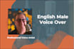 deliver a professional british male voice over