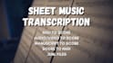 accurately transcribe your music into sheet music