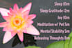 provide pre recorded guided meditations with music