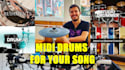 write and record drums for your song in midi format