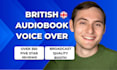 narrate your audiobook to acx standards with a male british uk accent voice over