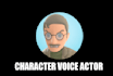 voice over characters, impersonations, and comedy