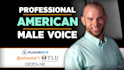 record a professional american male voice over