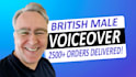 record a natural, authentic british male voiceover