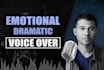 record an emotional dramatic american voice over
