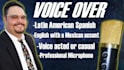 dub latin american spanish or english with mexican accent