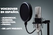 record a neutral spanish voiceover, dubbing, audiobook