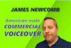 record an american male commercial voice over