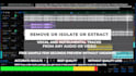 remove or isolate vocals or dialogue or instrumental from audio or video file