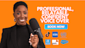 record a professional black british female voiceover