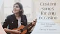 write a custom personalized song for your loved one