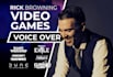 be your male video game character voice actor