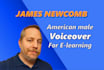 deliver a male american english elearning narration