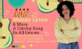 be your professional female songwriter, singer and vocalist