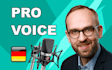 do german voice over in a deep, casual or energetic voice