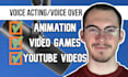 deliver dynamic voice over for games, animation, and videos