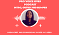 professionally record your podcast intro and outro