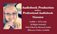 produce your audiobook, be your narrator