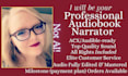 be your professional audiobook narrator with acx standards