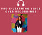 record a professional english elearning voice over