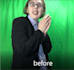 edit a one minute green screen video for you