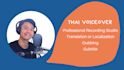 record professional thai and english male voice